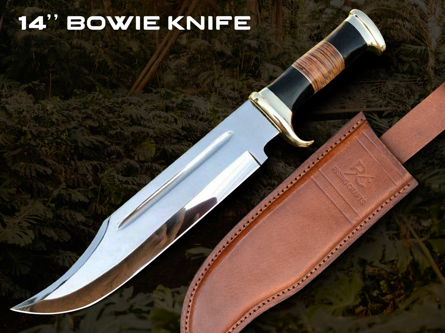 14" Crocodile Dundee Bowie Knife