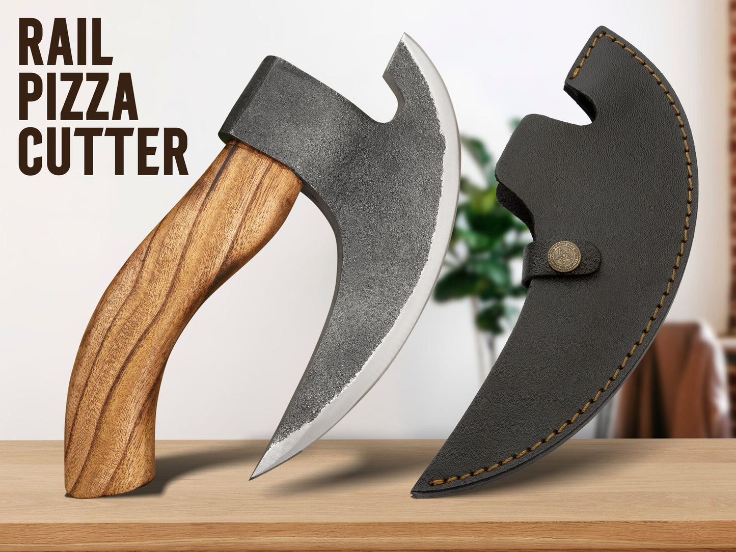 Handmade Viking Pizza Cutter
