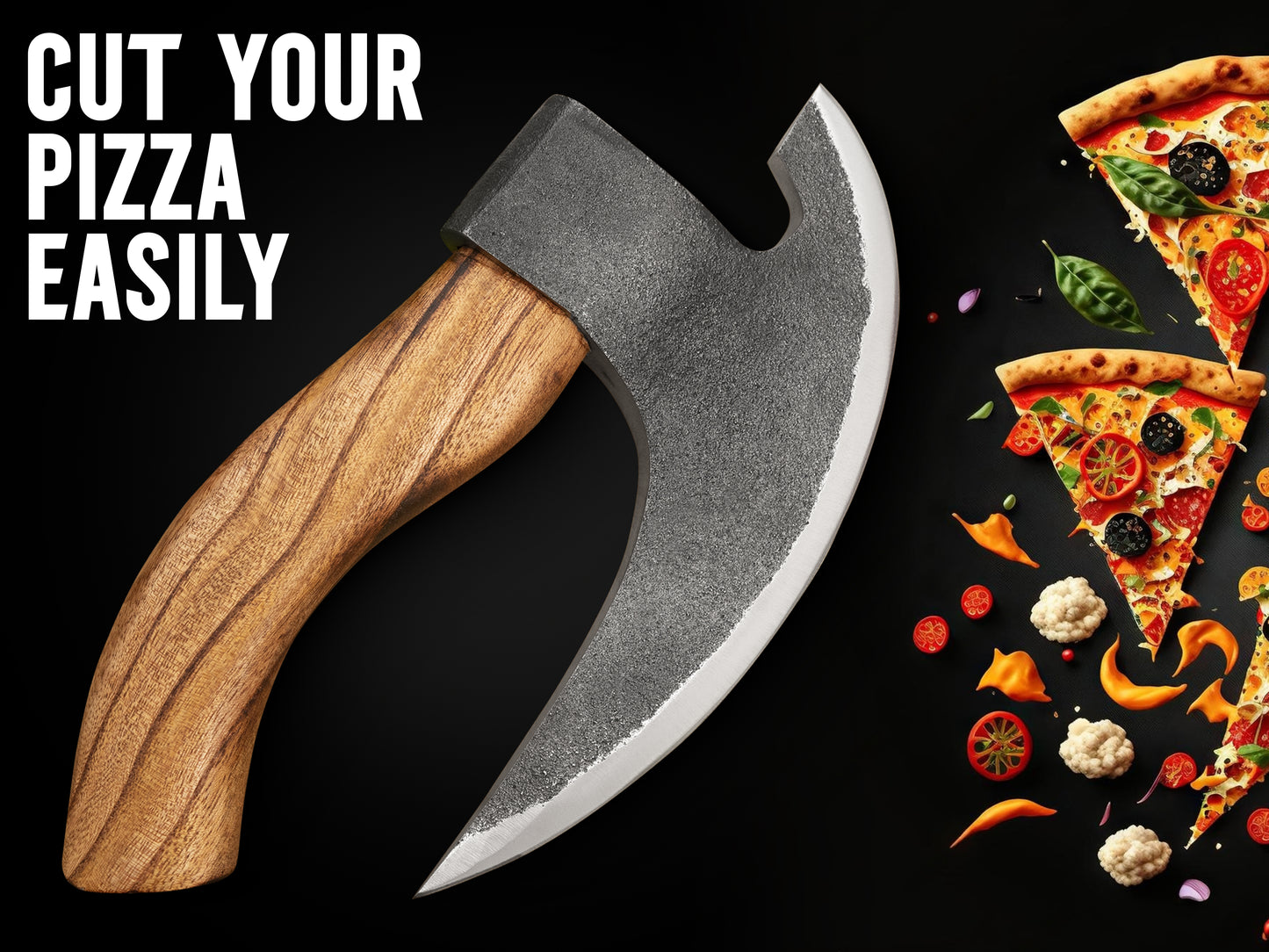 Handmade Viking Pizza Cutter