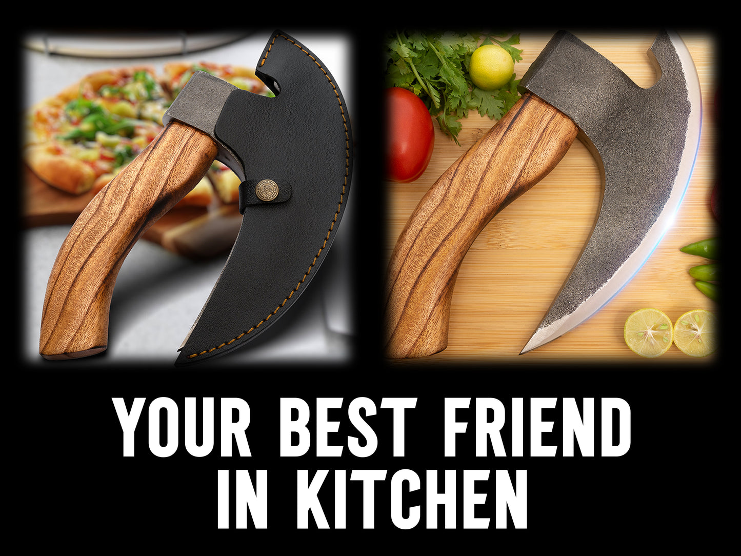 Handmade Viking Pizza Cutter