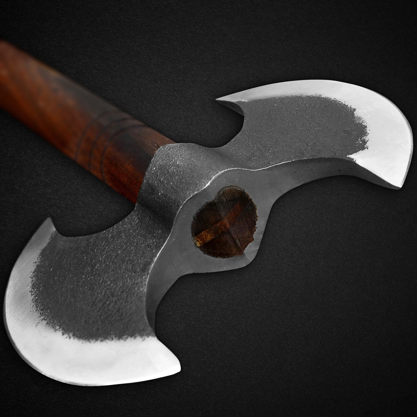 14 inch Custom Handmade Carbon Steel Viking Double Head Axe