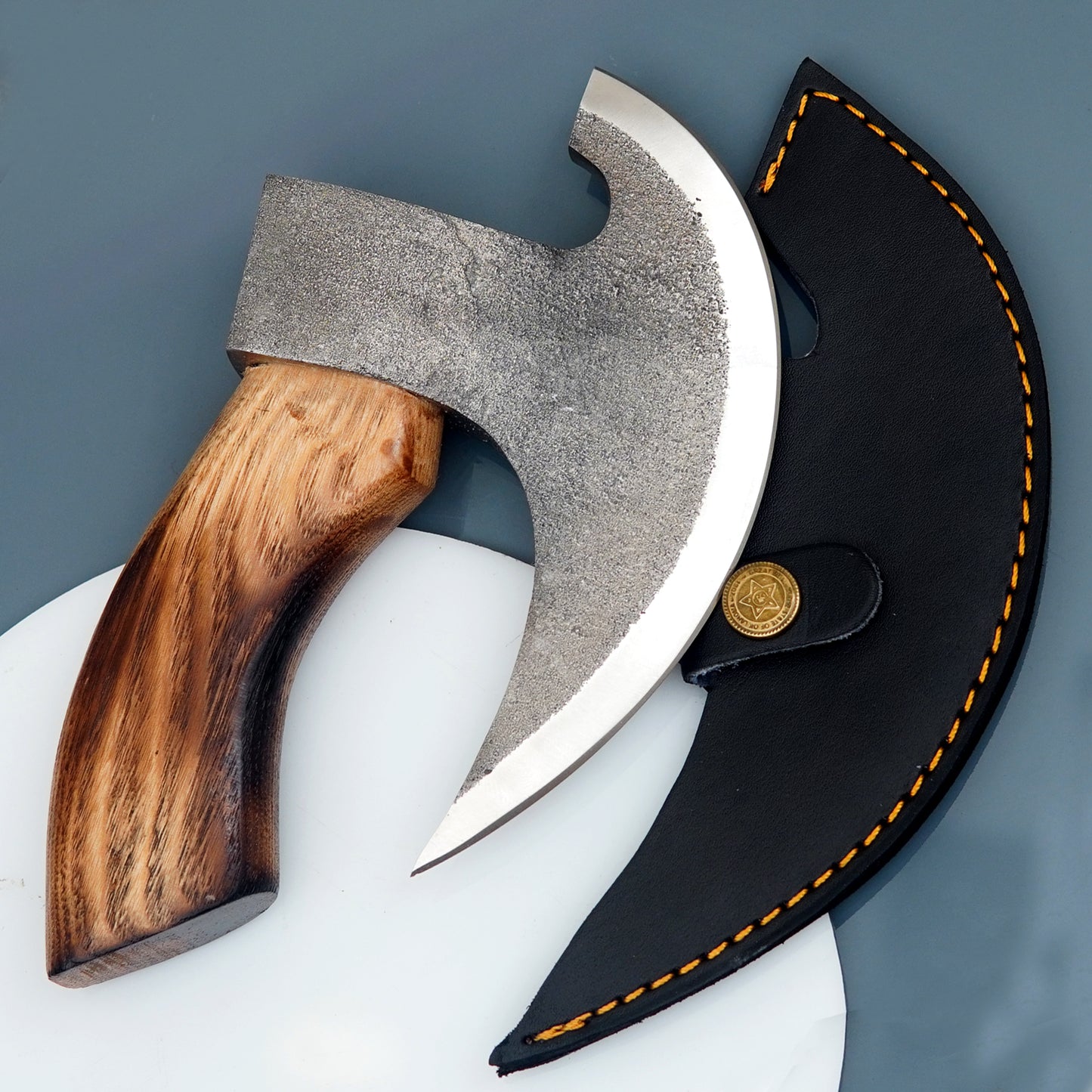 Custom Handmade Pizza Cutter, Viking Axe
