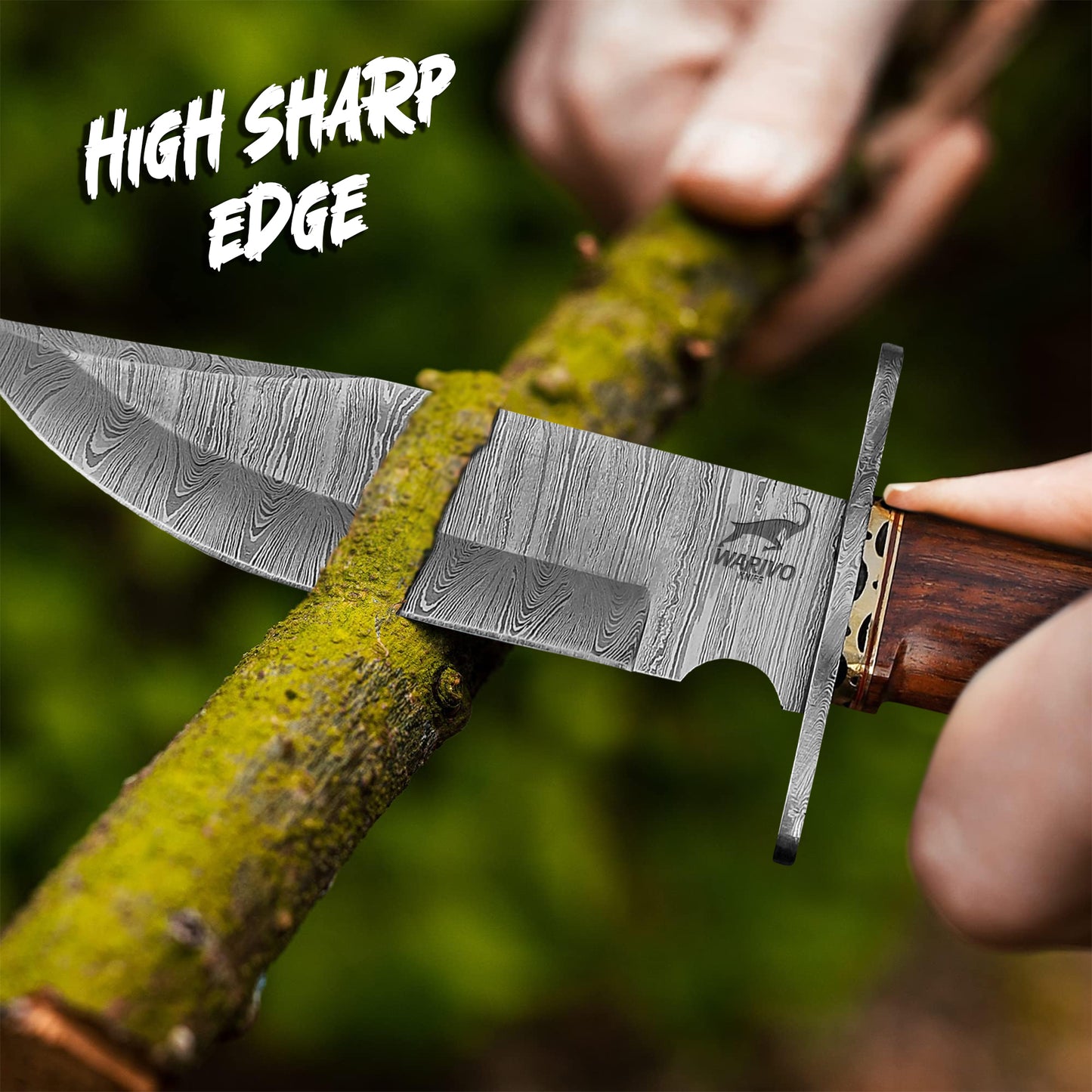 Damascus Hunting Knife