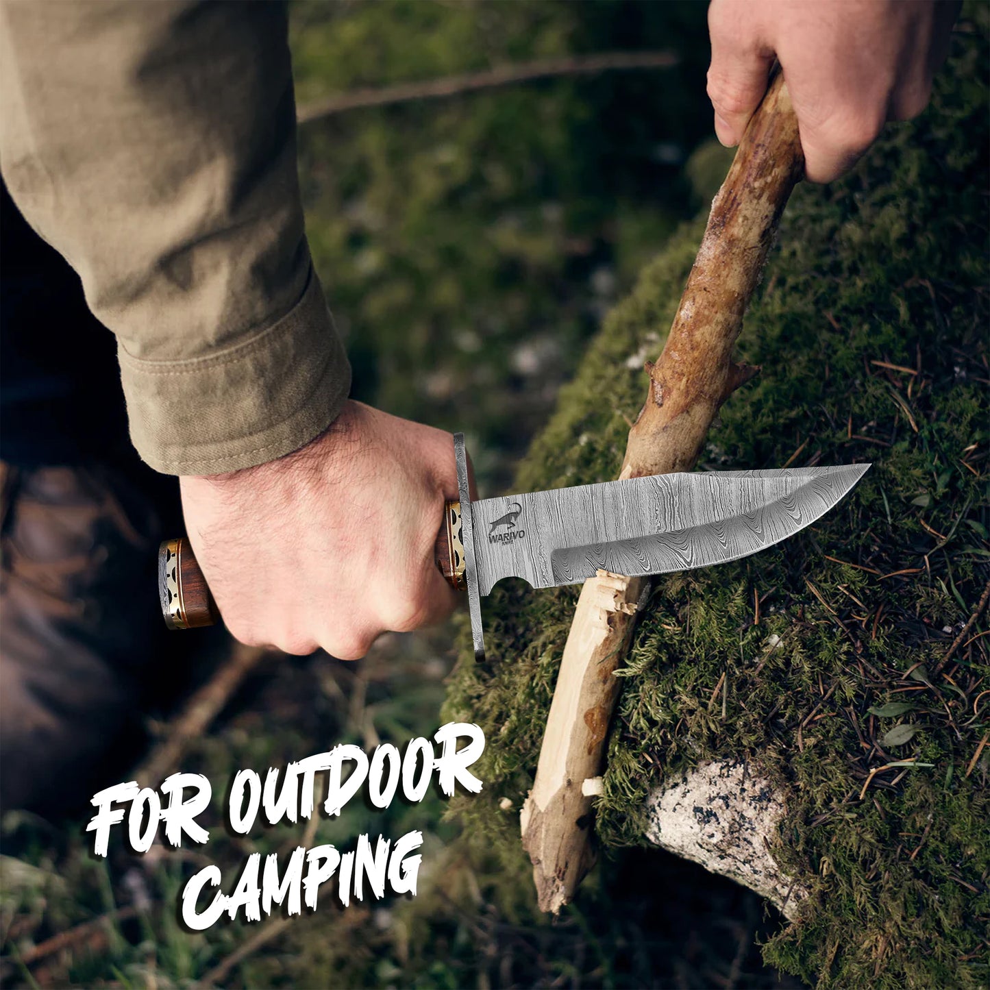 Damascus Hunting Knife