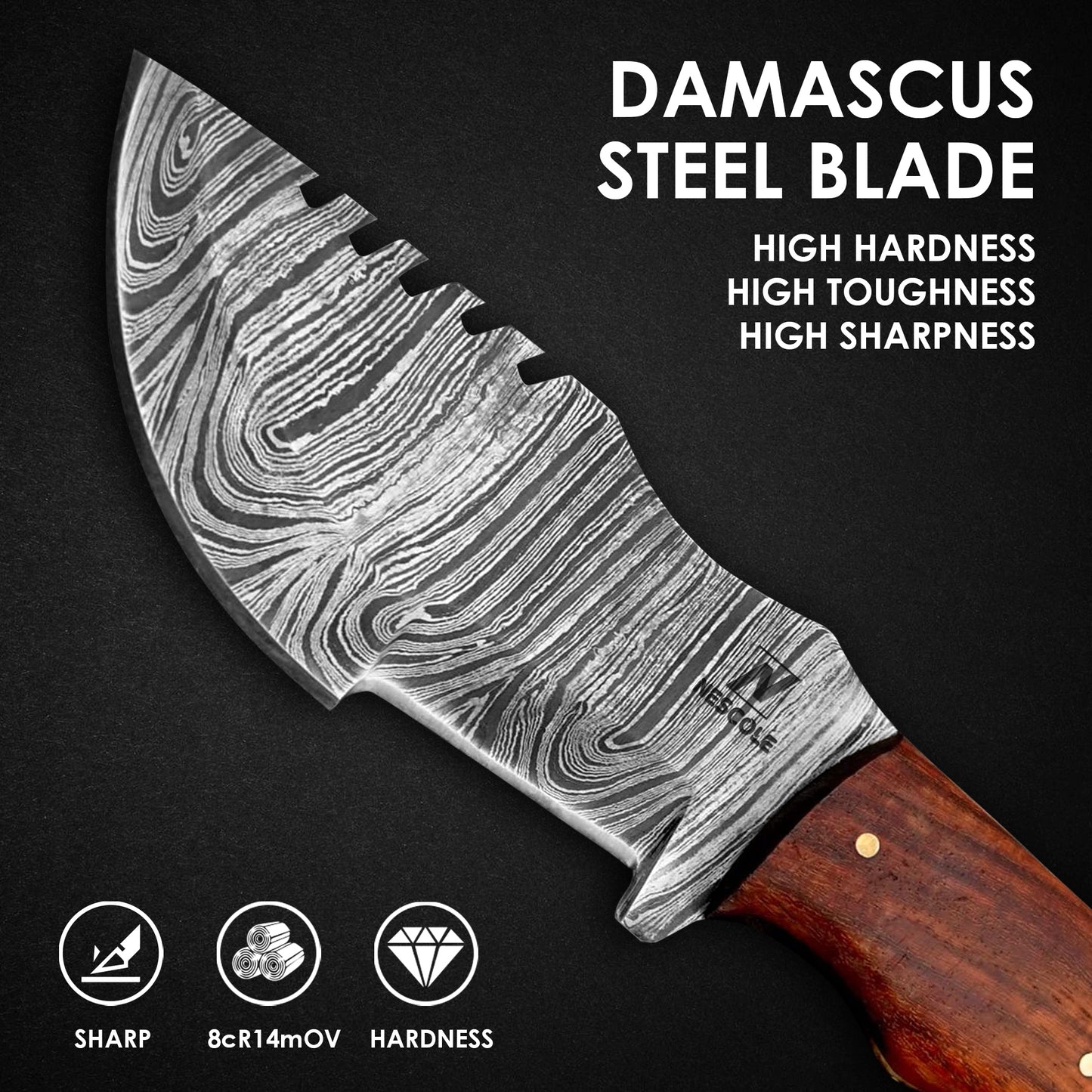 Outdoor Camping Hunting Tracker Knife