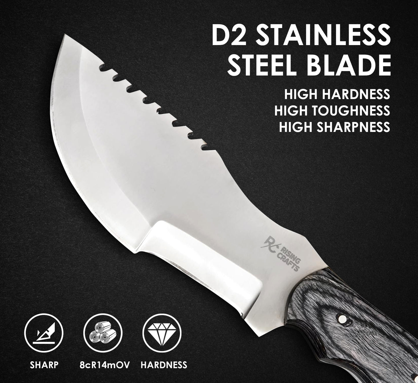 10" Hanmdade Tracker Knife