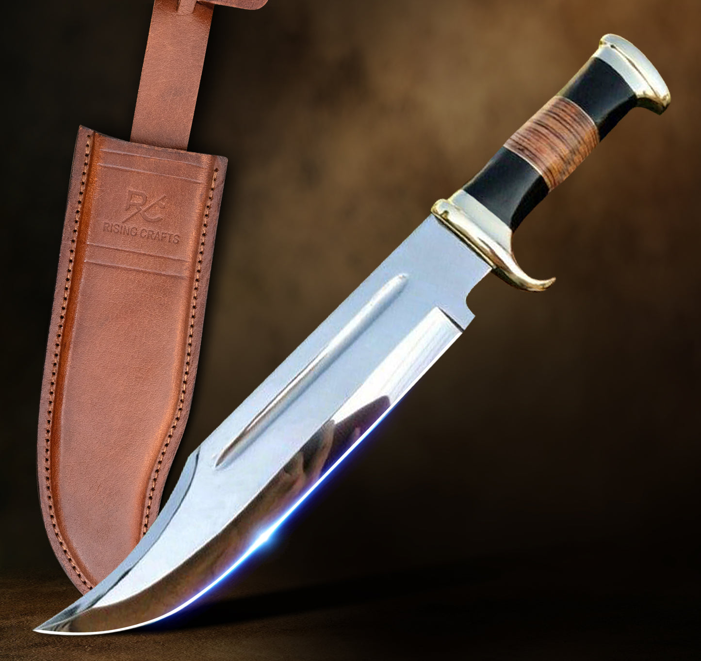 14" Crocodile Dundee Bowie Knife
