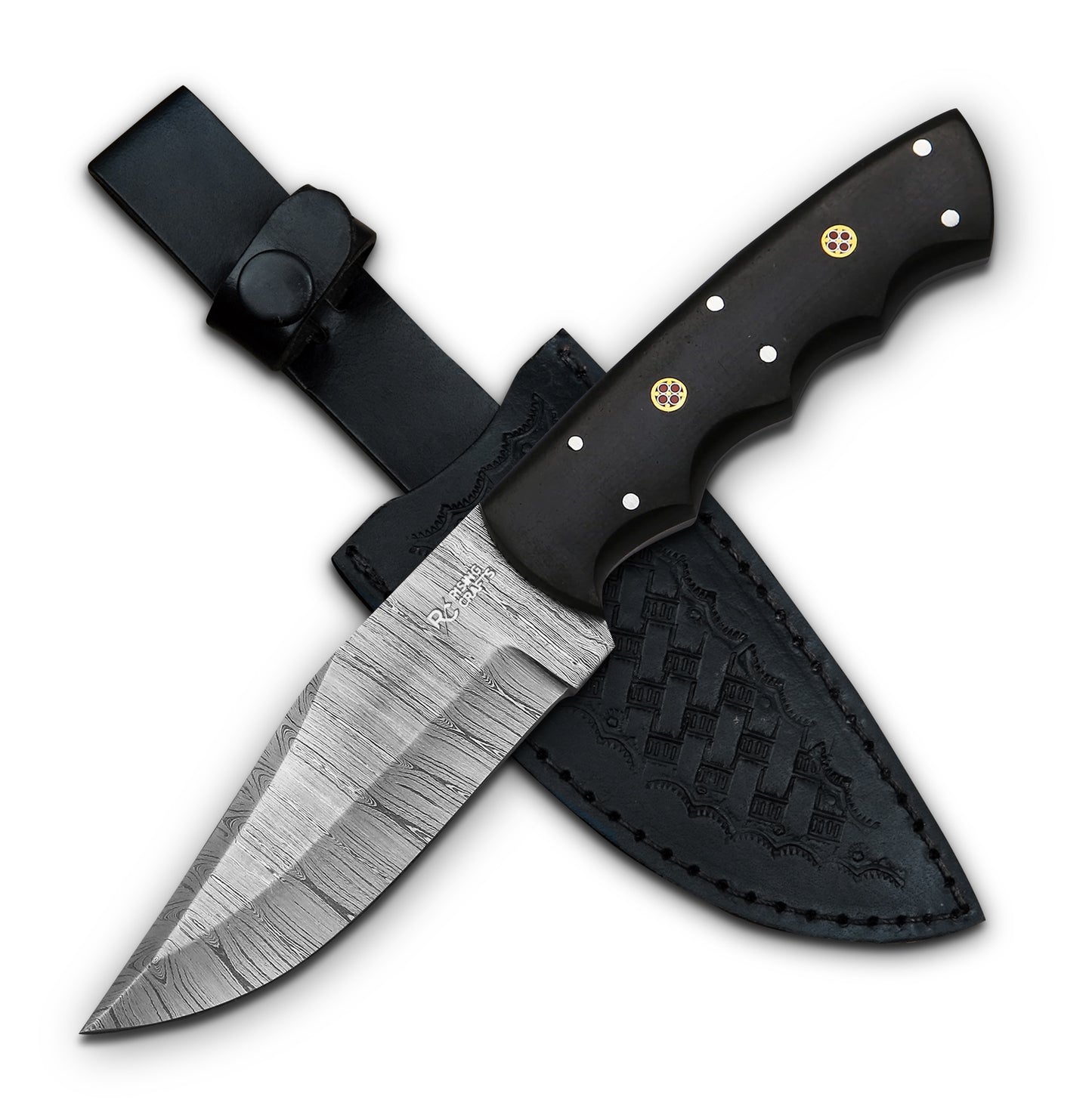Damascus Fixed Blade Skinning Knife
