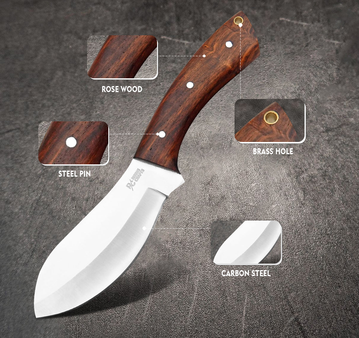 Heavy Duty Nessmuk Hunting Knife