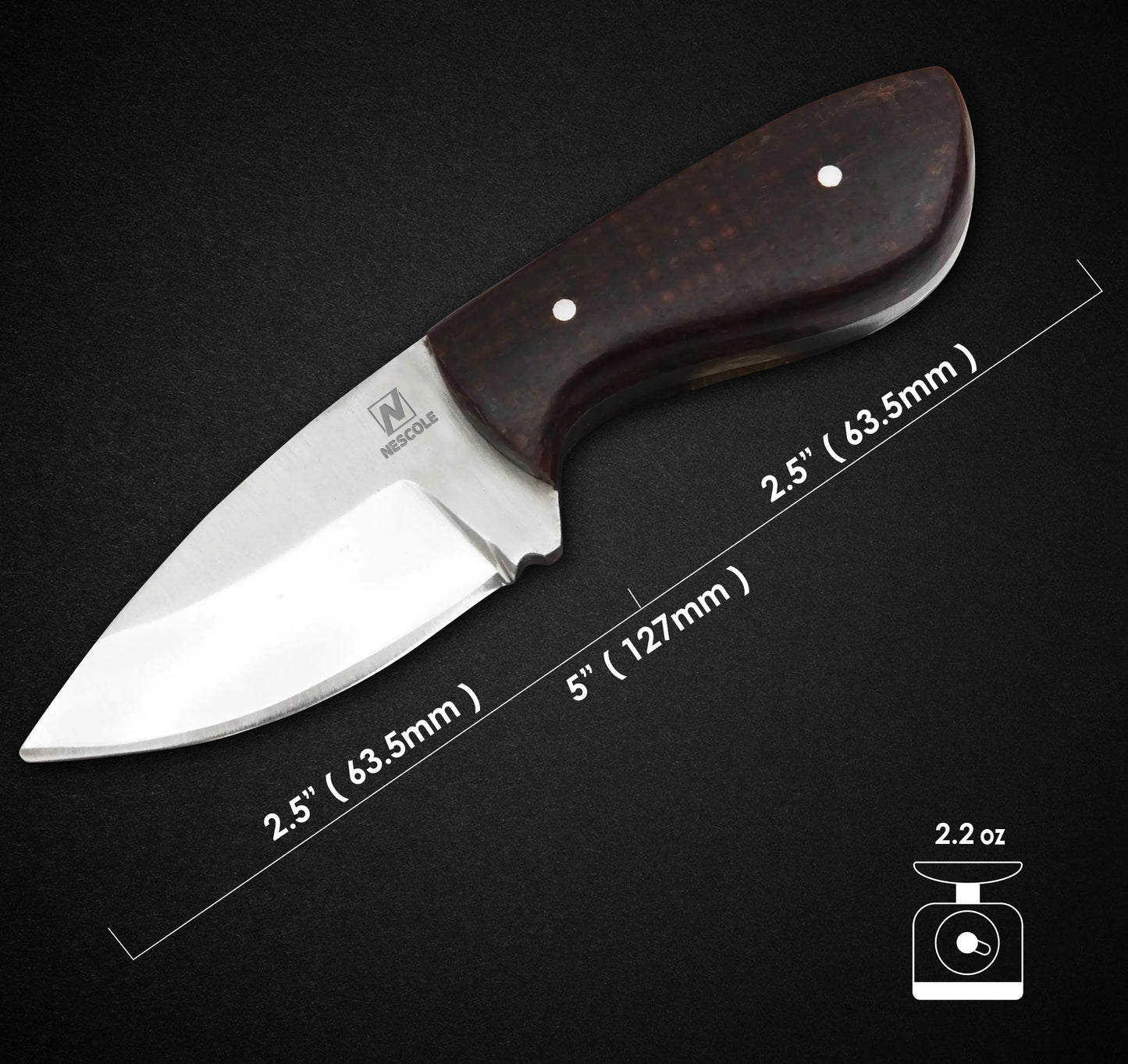 Full Blade Handmade Neck Knife