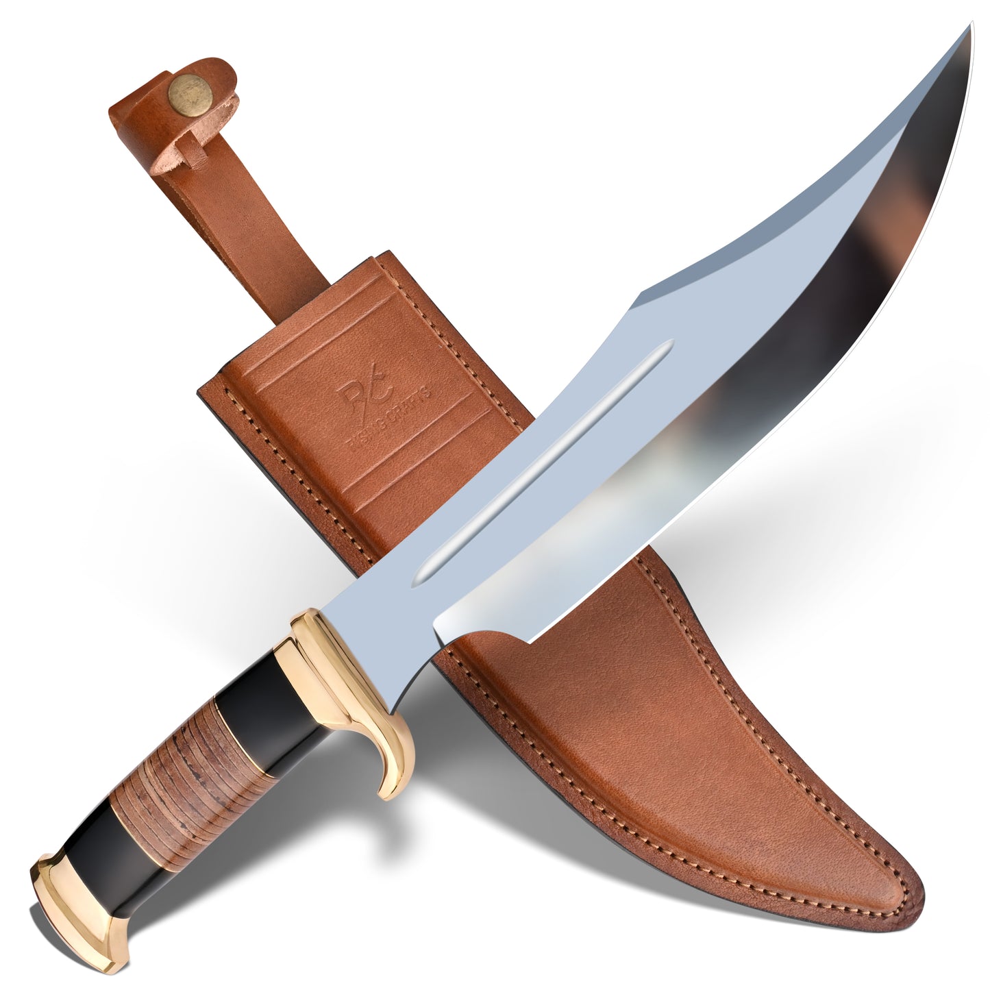 17.00" Crocodile Dundee Bowie Knife-Fixed Blade, Survival, Hunting knife (Resin)