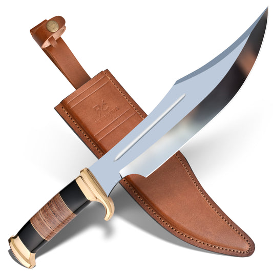 17.00" Crocodile Dundee Bowie Knife-Fixed Blade, Survival, Hunting knife (Resin)