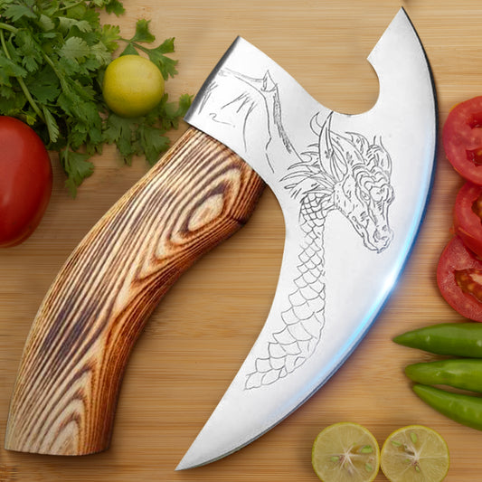 Handmade Viking Dragan Pizza Cutter