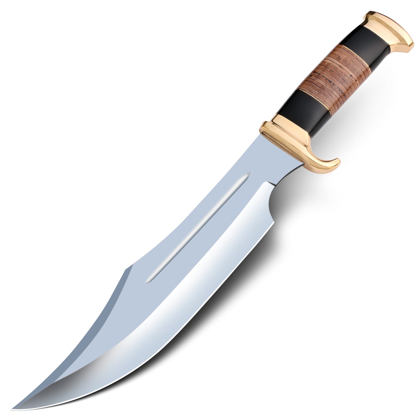 17.00" Crocodile Dundee Bowie Knife-Fixed Blade, Survival, Hunting knife (Resin)
