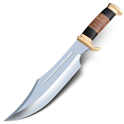 17.00" Crocodile Dundee Bowie Knife-Fixed Blade, Survival, Hunting knife (Resin)