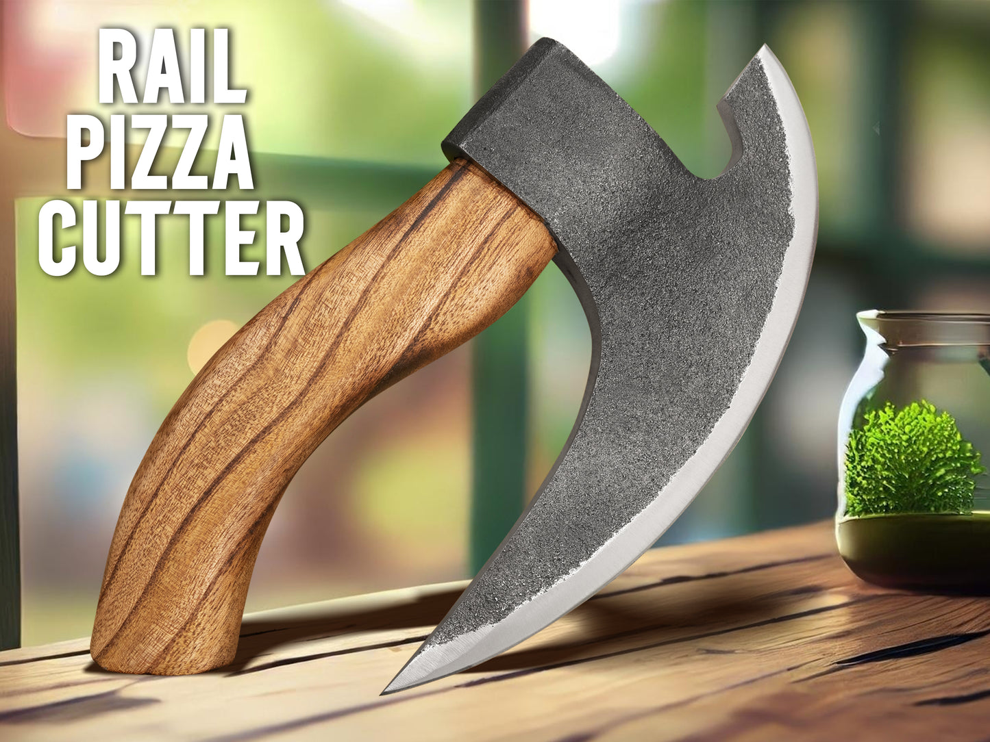 Handmade Viking Pizza Cutter