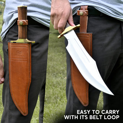 17.00" Crocodile Dundee Bowie Knife-Fixed Blade, Survival, Hunting knife