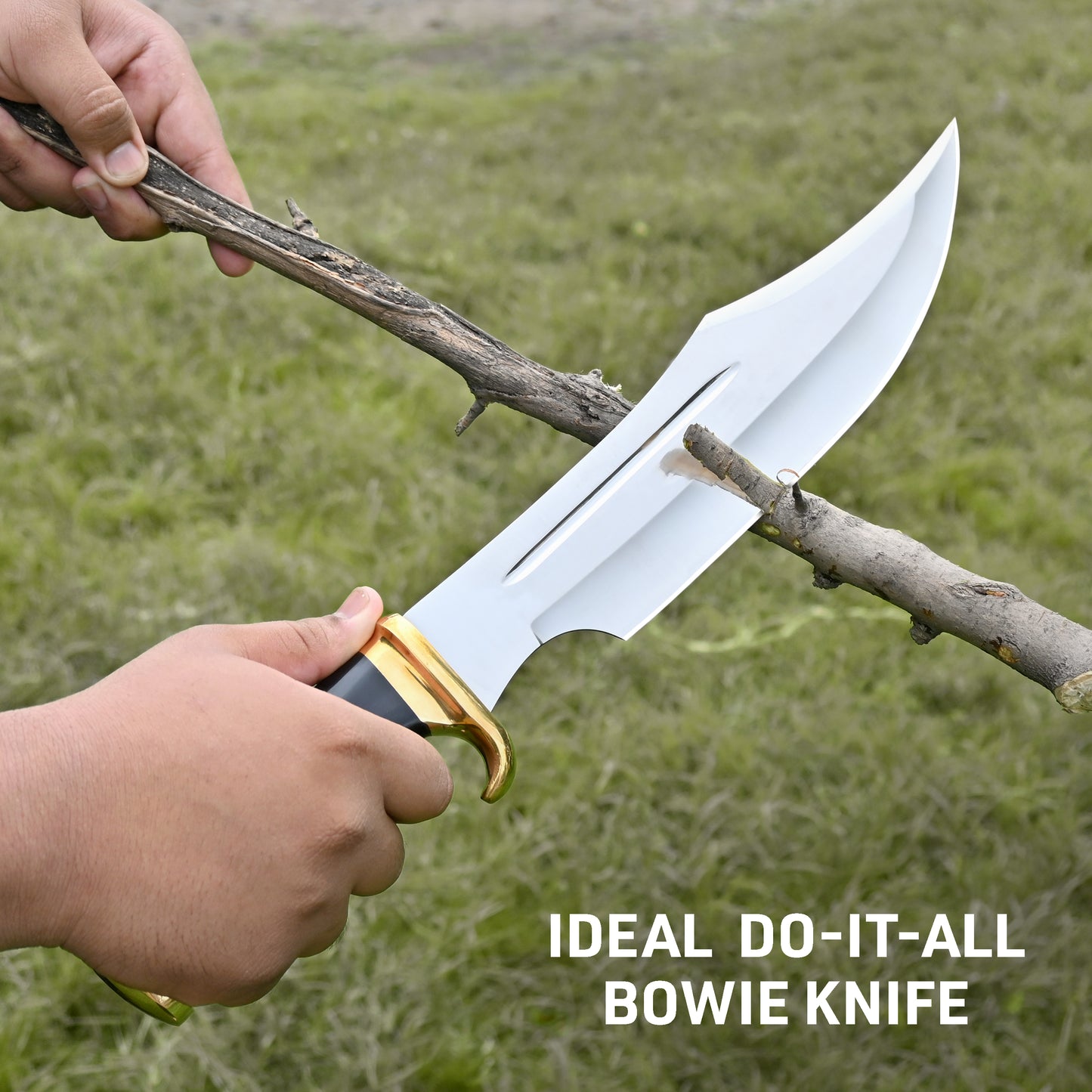 17.00" Crocodile Dundee Bowie Knife-Fixed Blade, Survival, Hunting knife (Resin)