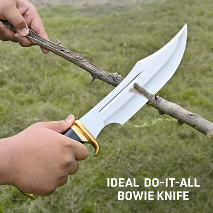 17.00" Crocodile Dundee Bowie Knife-Fixed Blade, Survival, Hunting knife (Resin)