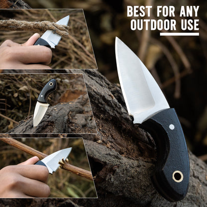 Handmade Damascus Neck Knife