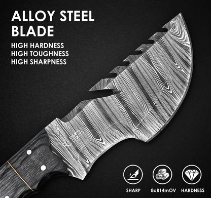 arcker Knife-Hunting Knife With Sheath-Fixed Blade Knife-Full Tang Knife