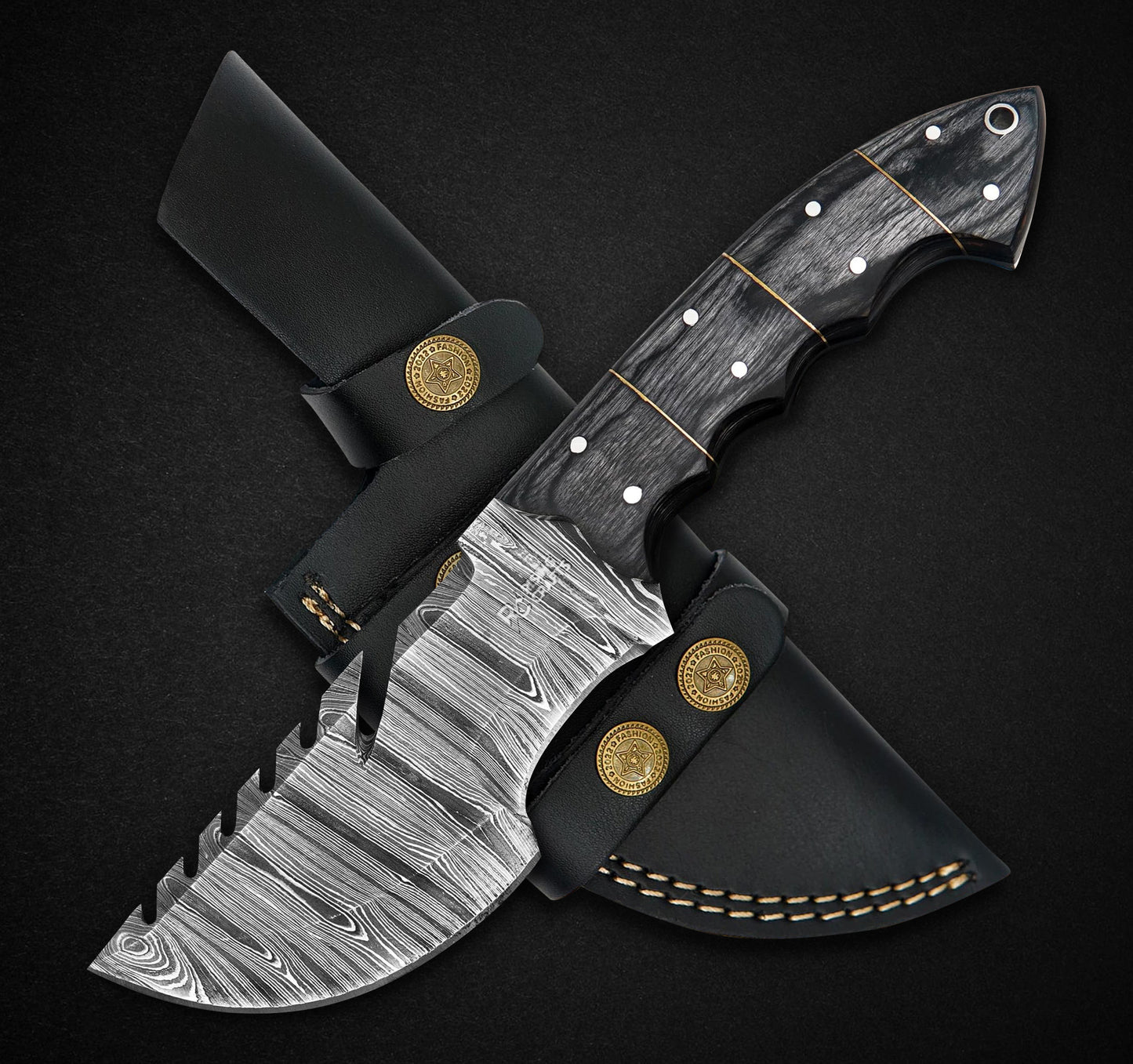arcker Knife-Hunting Knife With Sheath-Fixed Blade Knife-Full Tang Knife